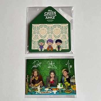 Mrs. GREEN APPLE　フォトカード Amazon.co.jp: Mrs. GREEN APPLE ふせんノート フォトカード